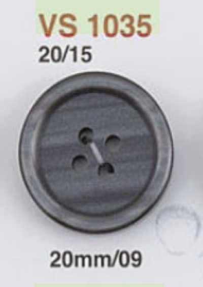 VS1035 Bouton à 4 trous en résine de polyester