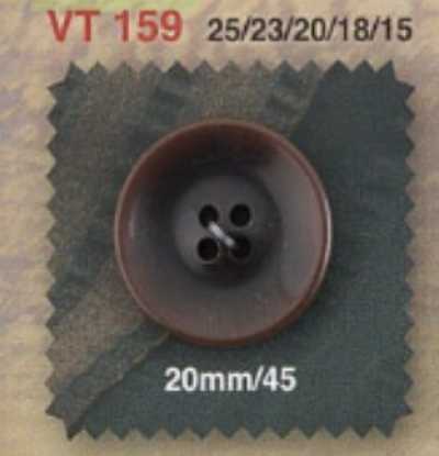 VT159 Bouton 4 trous à coudre en résine de polyester