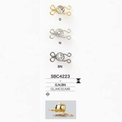 SBC4223 Verre/Hi-Cast/Laiton Agrafe à ressort