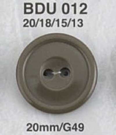 BDU012 Bouton 2 trous en résine polyester