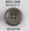 BDU008 Bouton 4 trous en résine polyester