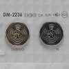 DM2236 Bouton moulé sous pression à 4 trous