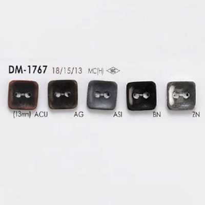DM1767 Bouton en métal haut de gamme à deux trous avec trous frontaux