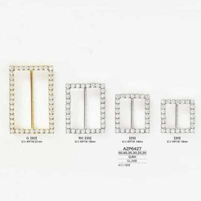 AZP6427 Boucle en verre/laiton