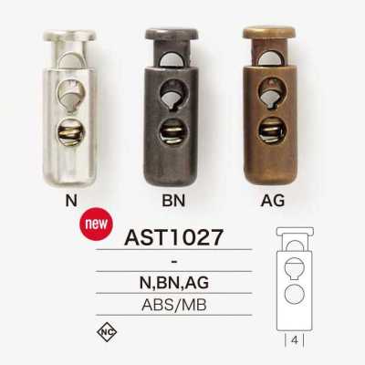 AST1027 Stop-cordon en résine ABS/laiton