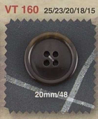 VT160 Bouton 4 trous en résine polyester