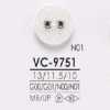 VC9751 Bouton frontal à 2 trous en laiton/résine polyester