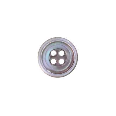 USB1015 Bouton 4 trous en nacre noire