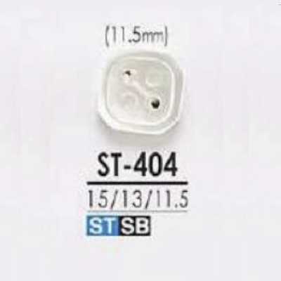 ST404 Bouton à quatre trous en coquillage Takase