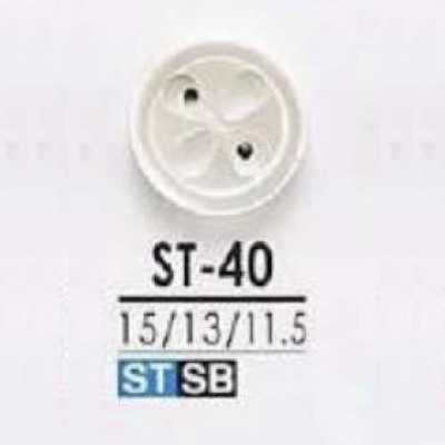 ST40 Bouton en coquillage Takase à 4 trous