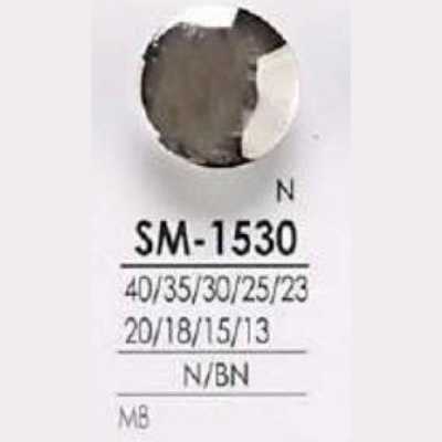 SM1530 Bouton à tige demi-anneau circulaire en laiton