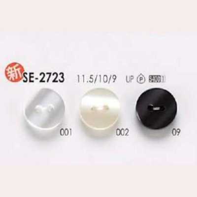 SE2723 Bouton en résine polyester à 2 trous