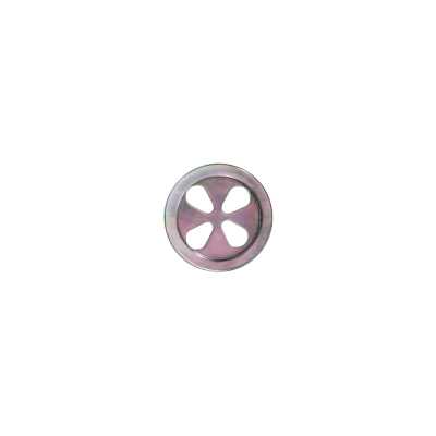 SB40 Bouton 4 trous en coquille de nacre noire