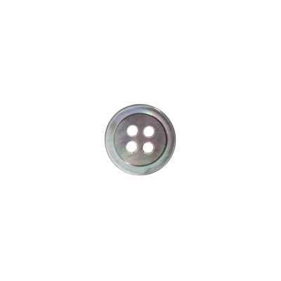 SB1720 Bouton 4 trous en nacre noire