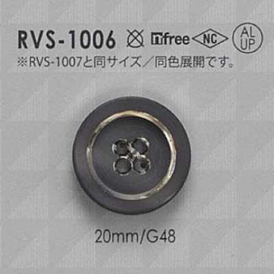 RVS1006 Bouton à 4 trous en aluminium/résine polyester