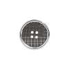 RVS1002 Bouton à 4 trous avec trou frontal en aluminium/résine polyester