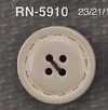 RN5910 Bouton en résine nylon à 4 trous avec trous frontaux