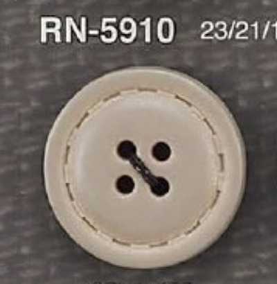 RN5910 Bouton en résine nylon à 4 trous avec trous frontaux
