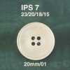 IPS7 Bouton à coudre à 4 trous en résine polyester