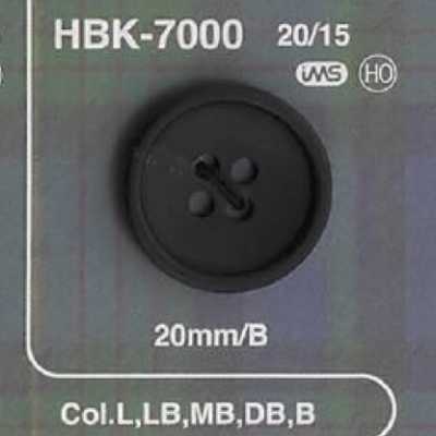 HBK7000 Bouton à 4 trous en véritable corne de buffle