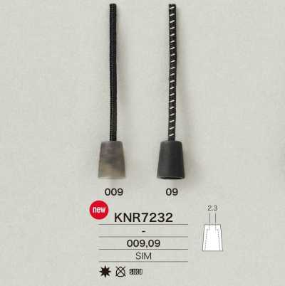 KNR7232 Embout de cordon en résine silicone Mirable