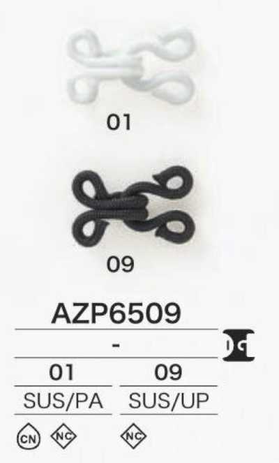 AZP6509 Agrafe à ressort en acier inoxydable/nylon/polyester