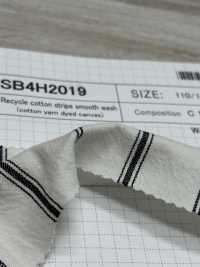 SB4H2019 Lavage à Tricoter Circulaire Interlock à Rayures En Coton Recyclé[Fabrication De Textile] SHIBAYA Sous-photo