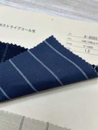 A-8085 Velours Côtelé Rayé Teint En Fil 21W[Fabrication De Textile] ARINOBE CO., LTD. Sous-photo