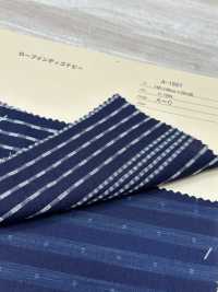 A-1697 Corde Indigo Dobby[Fabrication De Textile] ARINOBE CO., LTD. Sous-photo