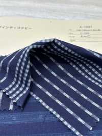 A-1697 Corde Indigo Dobby[Fabrication De Textile] ARINOBE CO., LTD. Sous-photo