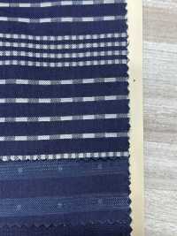 A-1697 Corde Indigo Dobby[Fabrication De Textile] ARINOBE CO., LTD. Sous-photo