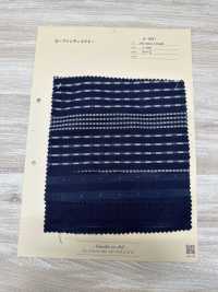 A-1697 Corde Indigo Dobby[Fabrication De Textile] ARINOBE CO., LTD. Sous-photo