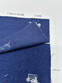 P2280-1328 Impression De Décharge Chambray De 5 Oz[Fabrication De Textile] Textile Yoshiwa Sous-photo