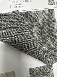 OA35246 CHEVRON CLASSIQUE EN SOIE NEP LIN[Fabrication De Textile] Oharayaseni Sous-photo