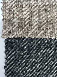 OA35446 25/1 LIN Grossièrement Lin Tweed[Fabrication De Textile] Oharayaseni Sous-photo