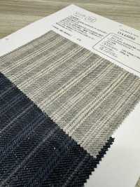 OA43585 40/1 Lin KIRISAME Rayure[Fabrication De Textile] Oharayaseni Sous-photo