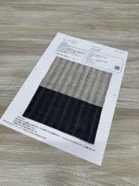 OA43585 40/1 Lin KIRISAME Rayure[Fabrication De Textile] Oharayaseni Sous-photo