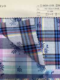 INDIA-2110 Impression Teinte En Fil[Fabrication De Textile] ARINOBE CO., LTD. Sous-photo