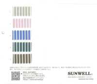 14397 Rayure Crayon En Satin Transparent En Coton Supima 100/2[Fabrication De Textile] SUNWELL Sous-photo