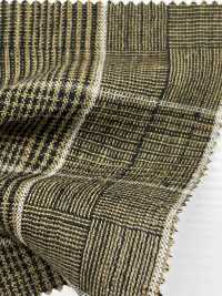 OM42271 TWIST LINEN Finition De La Laveuse Glen Check[Fabrication De Textile] Oharayaseni Sous-photo