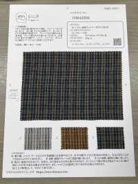 OM42308 Traitement Des Rondelles Torsadées Fortes En Lin 40/1 MINI CHECK[Fabrication De Textile] Oharayaseni Sous-photo