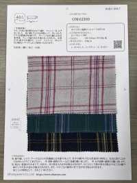 OM42309 40/1 Lin Haute Torsion Rondelle Traitement TARTAN[Fabrication De Textile] Oharayaseni Sous-photo