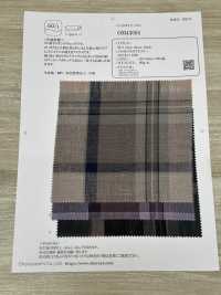 OM43604 60/1 Lin Relaxy Check[Fabrication De Textile] Oharayaseni Sous-photo
