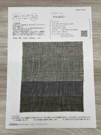 OA43657 Fil TOP Lin 40/1 Smart Check[Fabrication De Textile] Oharayaseni Sous-photo