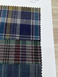 HK1100GW Traitement Des Rondelles Teintées Par Pigment Madras Check De Grande Largeur[Fabrication De Textile] KOYAMA Sous-photo