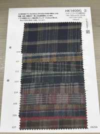 HK1400G Flanelle De Coton Teintée Par Pigment[Fabrication De Textile] KOYAMA Sous-photo