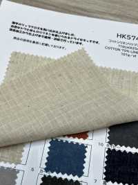 HK5747 Coton Lin Ripstop[Fabrication De Textile] KOYAMA Sous-photo