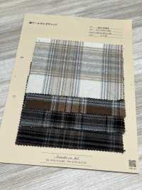 AN-9303 Coton Laine Kersey Check[Fabrication De Textile] ARINOBE CO., LTD. Sous-photo