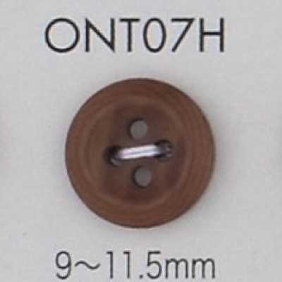 ONT07H Bouton 4 trous en corozo naturel