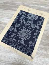 A-1772 Corde Indigo Jacquard[Fabrication De Textile] ARINOBE CO., LTD. Sous-photo